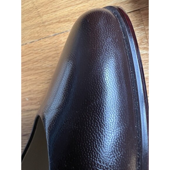 Vintage Caressa Deep Red Leather Pumps Size 7 2" Heels Work Office Classic - Picture 4 of 6